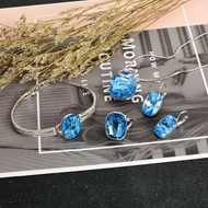 Show details for Eye-Catching Blue Casual 4 Piece Jewelry Set with Member Discount