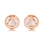 Show details for Impressive White Rose Gold Plated Stud Earrings with Low MOQ
