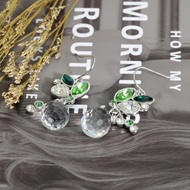Show details for Zinc Alloy Swarovski Element Dangle Earrings at Super Low Price