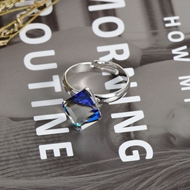 Show details for Fancy Casual Platinum Plated Adjustable Ring