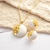 Picture of Sparkling Casual Gold Plated Necklace and Earring Set