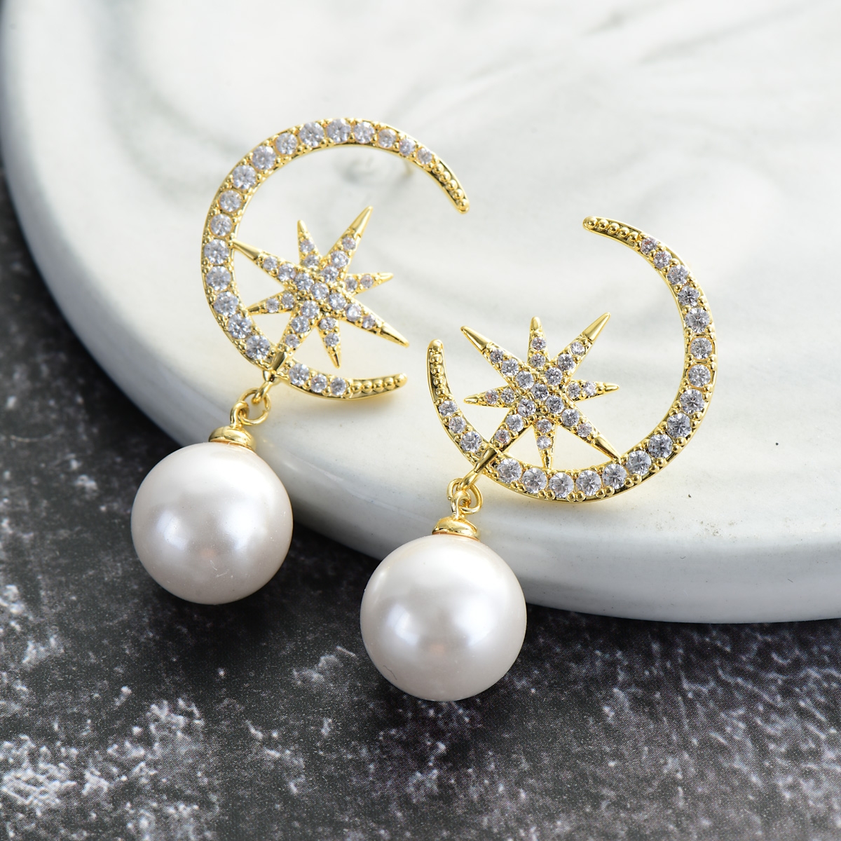 Delicate Copper or Brass Dangle Earrings with Speedy Delivery