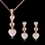 Picture of Need-Now White Zinc Alloy Necklace and Earring Set from Editor Picks