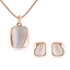 Show details for Zinc Alloy Casual Necklace and Earring Set in Exclusive Design