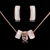 Picture of Zinc Alloy Gold Plated Necklace and Earring Set with Full Guarantee