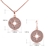Picture of Classic Copper or Brass Necklace and Earring Set with Beautiful Craftmanship