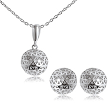 Show details for Classic Copper or Brass Necklace and Earring Set with 3~7 Day Delivery