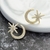Picture of Copper or Brass White Stud Earrings at Great Low Price