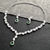 Picture of Origninal Casual Platinum Plated Necklace and Earring Set