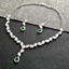Show details for Origninal Casual Platinum Plated Necklace and Earring Set