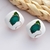 Picture of Zinc Alloy Green Stud Earrings with Low MOQ