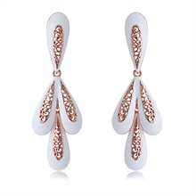 Show details for Classic Rose Gold Plated Dangle Earrings with Fast Delivery