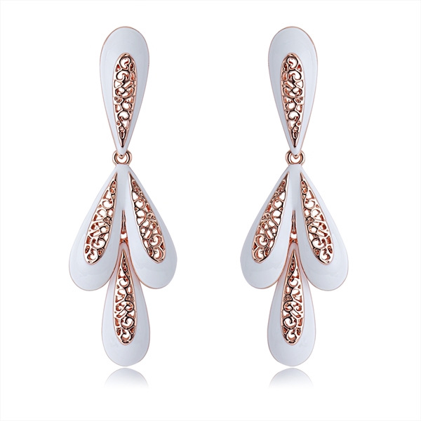 Picture of Classic Rose Gold Plated Dangle Earrings with Fast Delivery