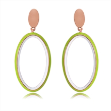 Show details for Eye-Catching Green Casual Dangle Earrings with Member Discount