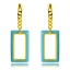 Show details for Classic Enamel Dangle Earrings with Fast Delivery