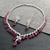 Picture of Impressive Red Copper or Brass Necklace and Earring Set at Great Low Price