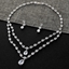 Show details for Copper or Brass Cubic Zirconia Necklace and Earring Set at Super Low Price