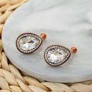 Picture of Bulk Zinc Alloy Artificial Crystal Stud Earrings Exclusive Online