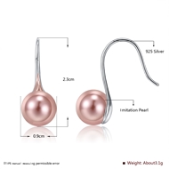 Picture of Pretty Artificial Pearl Cute Dangle Earrings