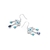 Picture of 925 Sterling Silver Blue Dangle Earrings in Flattering Style
