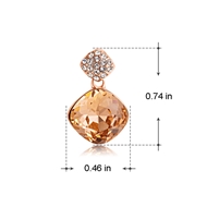 Picture of Classic Artificial Crystal Dangle Earrings with 3~7 Day Delivery