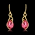 Picture of Zinc Alloy Rose Gold Plated Dangle Earrings with Unbeatable Quality
