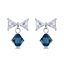 Show details for Distinctive Blue Copper or Brass Dangle Earrings with No-Risk Refund