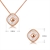 Picture of Inexpensive Rose Gold Plated Shell Necklace and Earring Set from Reliable Manufacturer