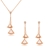 Picture of Fashionable Casual White Necklace and Earring Set