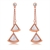 Picture of Copper or Brass White Dangle Earrings at Great Low Price