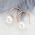 Picture of Classic Artificial Pearl Stud Earrings with 3~7 Day Delivery