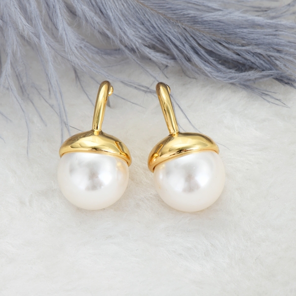 Picture of Bling Casual Artificial Pearl Stud Earrings
