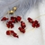 Picture of New Season Red Flash sand Dangle Earrings with SGS/ISO Certification