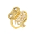 Picture of Top Animal Gold Plated Adjustable Ring