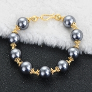 Show details for Unique Cubic Zirconia Black Fashion Bracelet