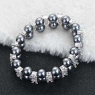 Show details for Copper or Brass Black Fashion Bracelet in Flattering Style