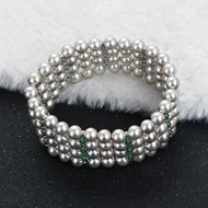 Show details for Good Cubic Zirconia Platinum Plated Fashion Bracelet