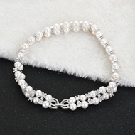 Show details for Distinctive White Platinum Plated Pendant Necklace with Low MOQ