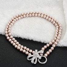 Show details for Need-Now Purple Cubic Zirconia Pendant Necklace from Editor Picks