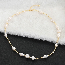 Show details for New fresh water pearl Classic Pendant Necklace