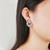 Picture of Copper or Brass Cubic Zirconia Big Stud Earrings with Unbeatable Quality