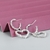 Picture of Love & Heart Cubic Zirconia Small Hoop Earrings of Original Design
