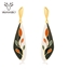 Show details for Classic Enamel Dangle Earrings from Certified Factory