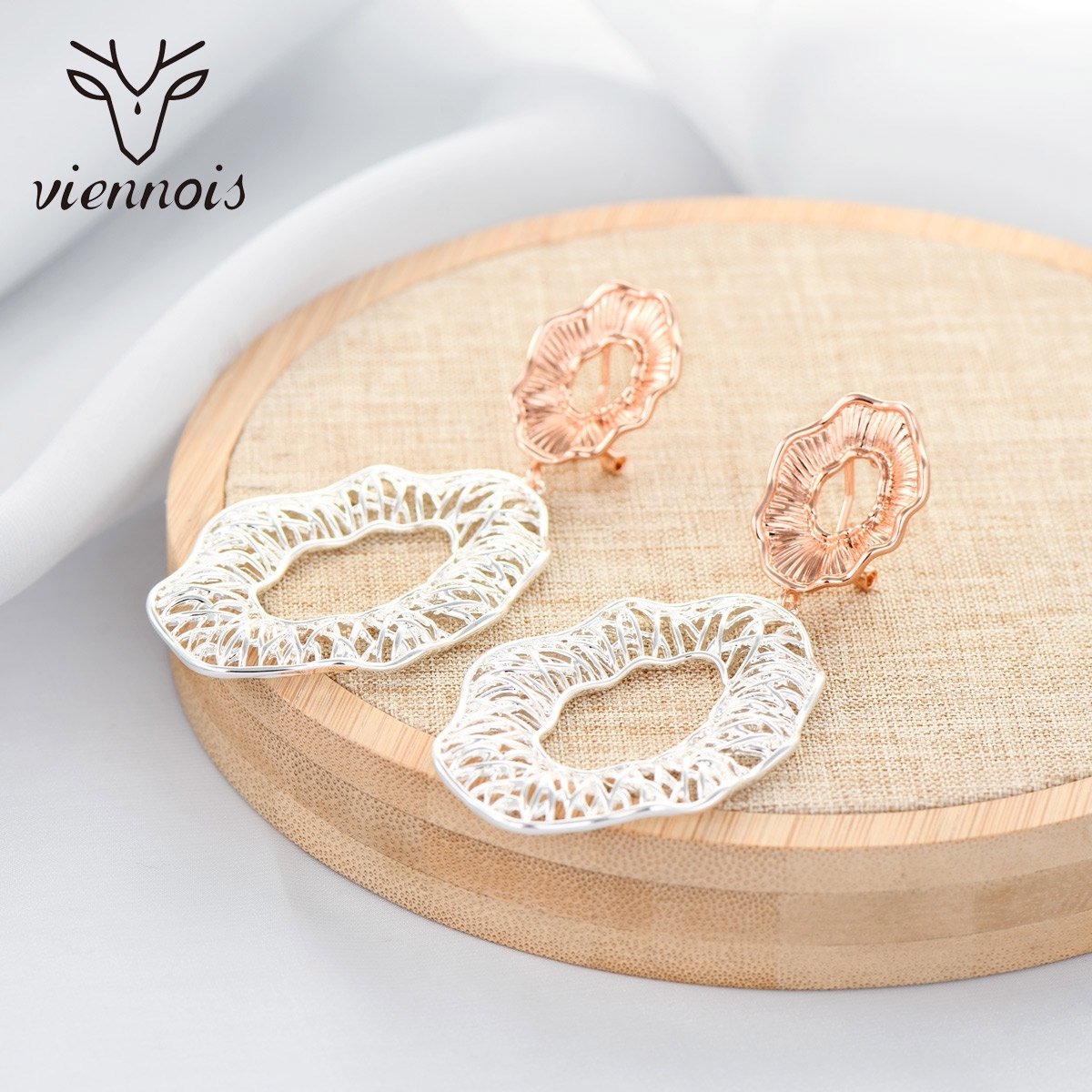 Latest Big Zinc Alloy Dangle Earrings