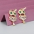 Picture of Owl Small Dangle Earrings with Fast Shipping