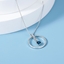 Show details for Distinctive Blue Simple Pendant Necklace with Low MOQ