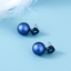 Show details for Designer Platinum Plated 925 Sterling Silver Stud Earrings with No-Risk Return