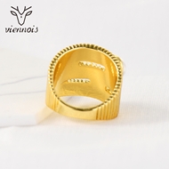 Picture of Charming Gold Plated Big Fashion Ring As a Gift