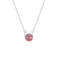 Picture of Sparkling Simple 925 Sterling Silver Pendant Necklace
