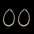 Picture of Unusual Delicate Copper or Brass Big Hoop Earrings